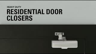 Brinks Commercial Heavy Duty Residential Door Closers Features Video