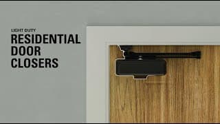 Brinks Commercial Light Duty Residential Door Closers Features Video