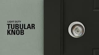 Brinks Commercial Light Duty Tubular Knobs Features Video