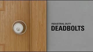 Brinks Commercial Industrial Duty Deadbolts Features Video