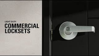 Brinks Commercial Light Duty Grade 2 Locksets Features Video
